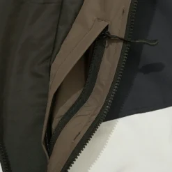 Cross Box Hooded Snowboard Jacket -Volcom Sales Store 027 CROSS BOX HOODED JACKET KHAKI WHITE 005