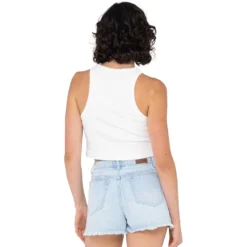 Rusty Blanks Racer Tank - Womens -Volcom Sales Store 1666738326289 S22 TSL0609 WHT 2
