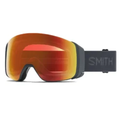 Smith 4D Mag Low Bridge Goggle -Volcom Sales Store 4DMAG Slate ChromaPopEverydayRedMirror yythk