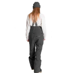 Sao Bib Snowboard Pant - Womens -Volcom Sales Store 873891 001 Sao Bib Phantom Studio 3
