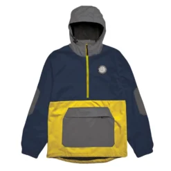 AIRBLASTER Breakwinder Packable Pullover -Volcom Sales Store BREAKWINDER PACKABLE PULLOVER NAVY YOLO 2223