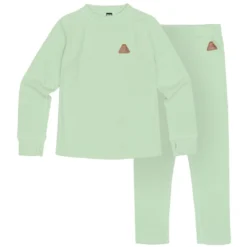 Fleece Base Layer Set - Kids 7 Fleece Base Layer Set - Kids -Volcom Sales Store Baselayer FLEECE SET Mint Hero