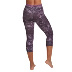 Hitatech Thermal 3/4 Pant - Womens -Volcom Sales Store Baselayer HITATECH3 4PANT WOMENS Plum forrest back