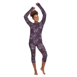 Hitatech Thermal 3/4 Pant - Womens -Volcom Sales Store Baselayer HITATECH3 4PANT WOMENS Plum forrest full alt1