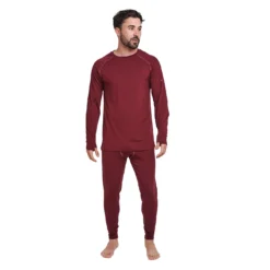 Merino Thermal Longsleeve -Volcom Sales Store Baselayer MERINOLONGSLEEVE MENS Burgundy full HEROcopy
