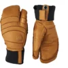 Hestra Leather Fall Line 3 Finger Gloves -Volcom Sales Store ImagedisplayingFallLine3 finger