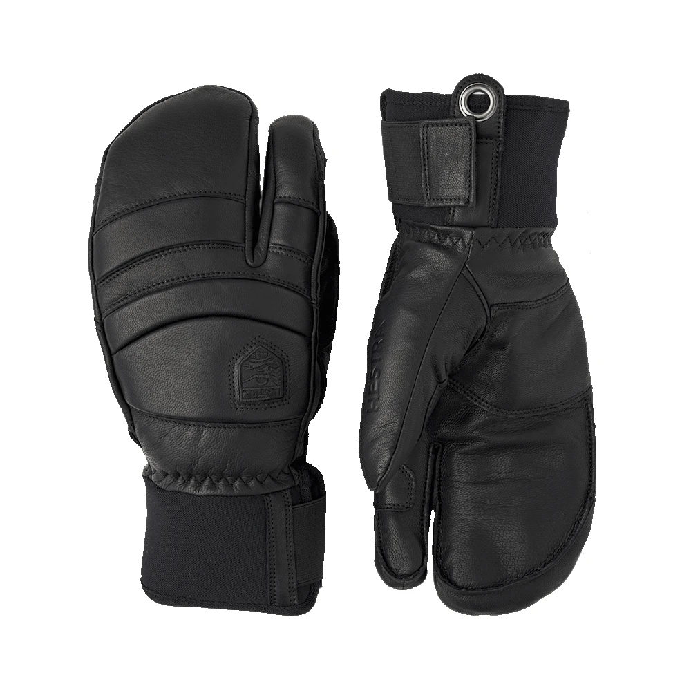Hestra Leather Fall Line 3 Finger Gloves 4 Hestra Leather Fall Line 3 Finger Gloves - Image 2