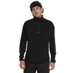 Microfleece 1/4 Zip -Volcom Sales Store Microfleece1.4Zipblack