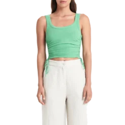 Mika Drawstring Tank - Womens -Volcom Sales Store NL MikaTank palm