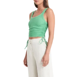 Mika Drawstring Tank - Womens -Volcom Sales Store NL MikaTank palm 2