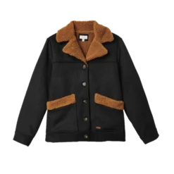 Brixton Nouvelle Coat - Womens -Volcom Sales Store Nouvelle blk