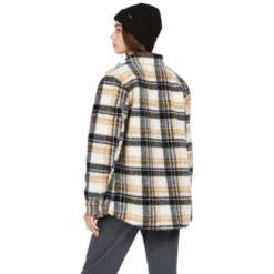 Volcom Silent Sherpa Jacket - Womens -Volcom Sales Store SilentSherpa hazelnut 2