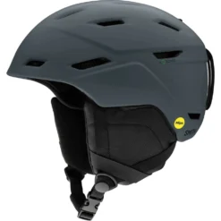 Smith Mission MIPS Helmet -Volcom Sales Store Snow2324 MISSION MIPS MATTE SLATE E006970TB5155 3Q