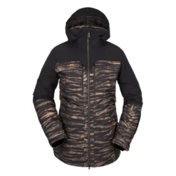 Volcom Shelter 3D Stretch Snowboard Jacket - Womens -Volcom Sales Store WomensShelter3DStretchJacket TigerPrint yyth