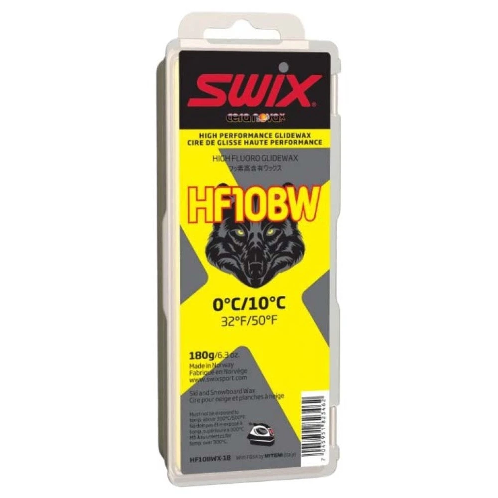 Swix HF 10 BWX Black Wolf High Fluoro Wax 3 Swix HF 10 BWX Black Wolf High Fluoro Wax