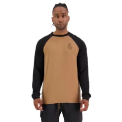 Mons Royale Icon Raglan MBM Thermal -Volcom Sales Store iconraglanblktoffee