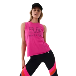 P.E NATION Shuffle Tank - Womens -Volcom Sales Store shuffletank pinkglo